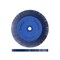 Dedeco Sunburst Radial Bristle Discs 8 in X 1 in Straight Ts Blue 400 Grit A/O 1/Unit 1911 - alternate 1